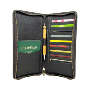 Large Zipped Travel Wallet with RFID Blocker