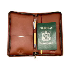 Compact Zipped Travel Wallet with RFID Blocker